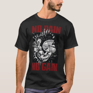 Bodybuilding-Sprüche und Gym-Shirts für Männer No T-Shirt
