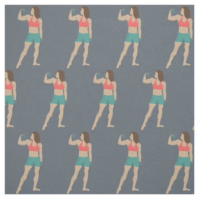 Bodybuilding Stoff (Muster)