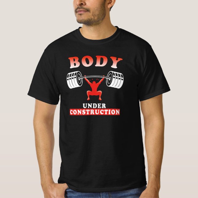Bodybuilding Training motivierend Workout-Angebot T-Shirt (Vorderseite)