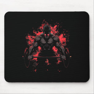Bodybuilding-Training Muskel-Kraftdreikampf Anime  Mousepad