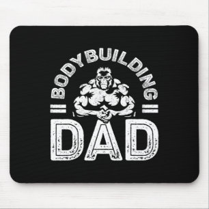 Bodybuilding Vater Shirt Männer Muskeltrainingsblu Mousepad