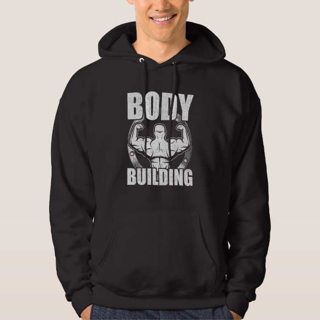 Bodybuilding Weightlift Bodybuilder Workout Hoodie (Vorderseite)