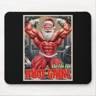 Bodybuilding Weihnachtsmann Ho Ho Riesige Gewinne Mousepad
