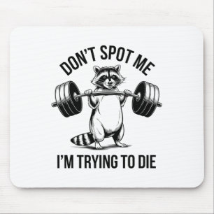 Bodybuilding-Workout Behalte Abstand, Ich Versuche Mousepad