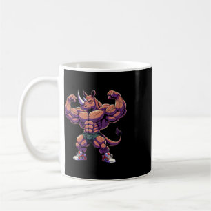 Bodybuilding-Workout Gym Männer Tasche Rhino Mit M Kaffeetasse