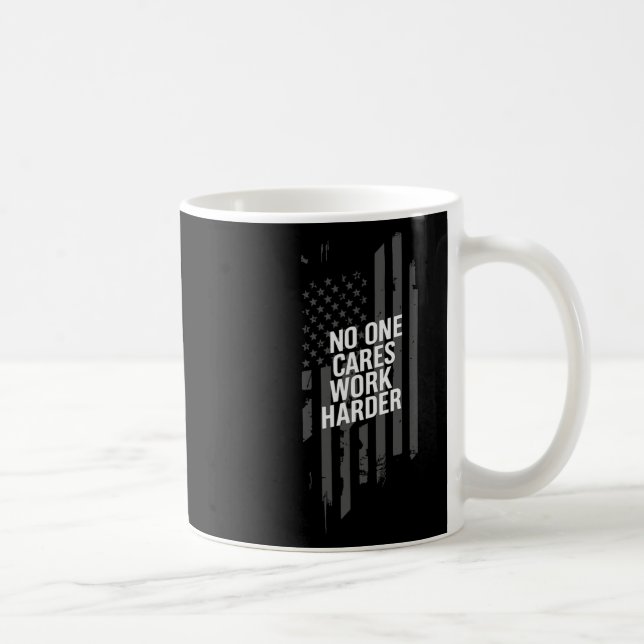 Bodybuilding-Workout Niemand kümmert sich Arbeite  Kaffeetasse (Rechts)