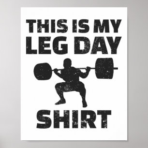 Bodybuilding zum Gewichtsheben Poster