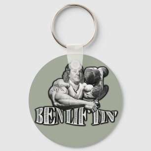 Bodybuildings-Bens Franklin Bens Liftin Schlüsselanhänger