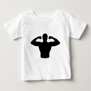 Bodybuildingsmuskeln Baby T-shirt