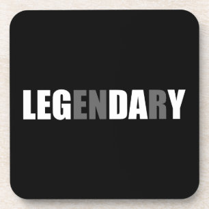Bodybuliding - Leg Day - Legendär Untersetzer