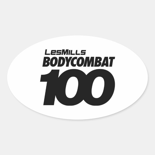 BODYCOMBAT 100 Aufkleber (Vorderseite)