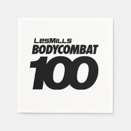 BODYCOMBAT 100 Cocktail Napkins Serviette