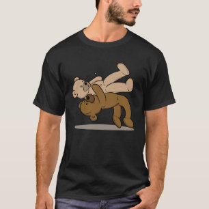 Bodyslam Teddy Bear Wrestler kämpft Ringe T-Shirt