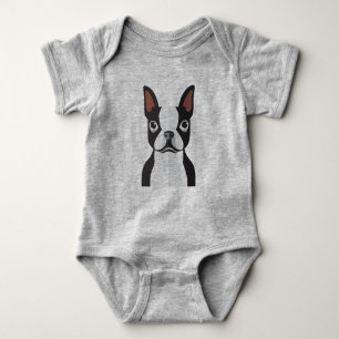 Bodysuit Baby-Bostons Terrier Jersey Baby Strampler