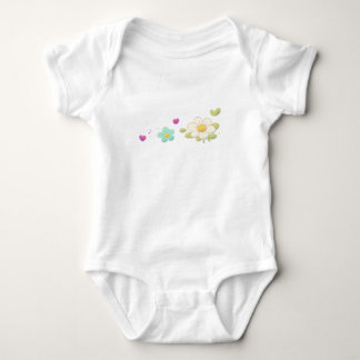 Bodysuit Cute Flower Baby Strampler