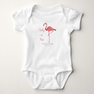 Bodysuit des Flamingo-  des Baby-  Baby Strampler