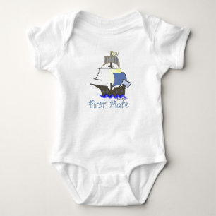 Bodysuit First Mate Säugling Baby Strampler