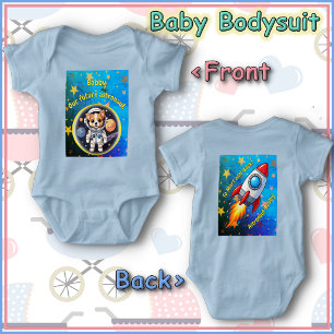 Bodysuit für Baby - Rakete zum Mars Strampler