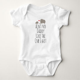 Bodysuit für niedliche Daddy-Babys Baby Strampler