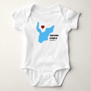 Bodysuit-Liebe Baby Strampler