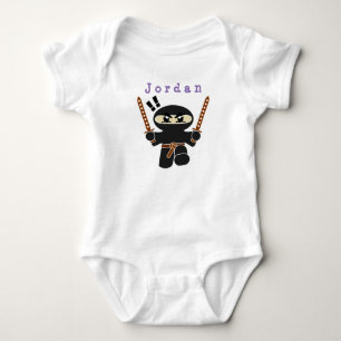 Bodysuit lustig , ninja . Babykarosserieanzug Baby Strampler