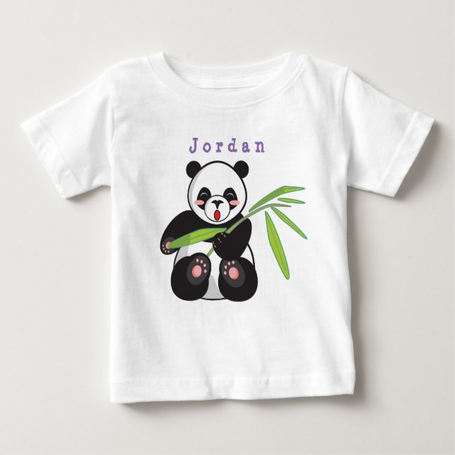 Bodysuit lustig , Panda 03 . Baby Bodysuit Baby T-shirt (Vorderseite)