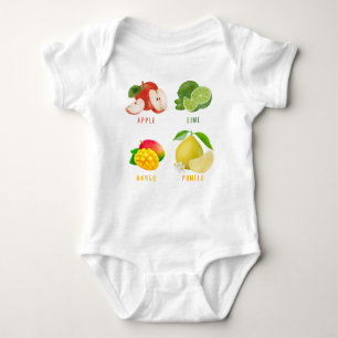 Bodysuit mit Früchten für Kinder Baby Strampler