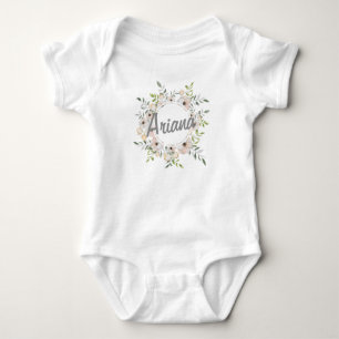 Bodysuit personalisierter individueller baby strampler
