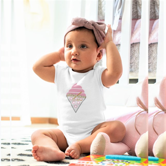 Bodysuit - Unwiderstehliches Eiscreme von Adiela A Baby Strampler (Irresistible Ice Cream Beautiful Baby Bodysuit by Poet Adiela Akoo. Love it? GET it! Shop now )