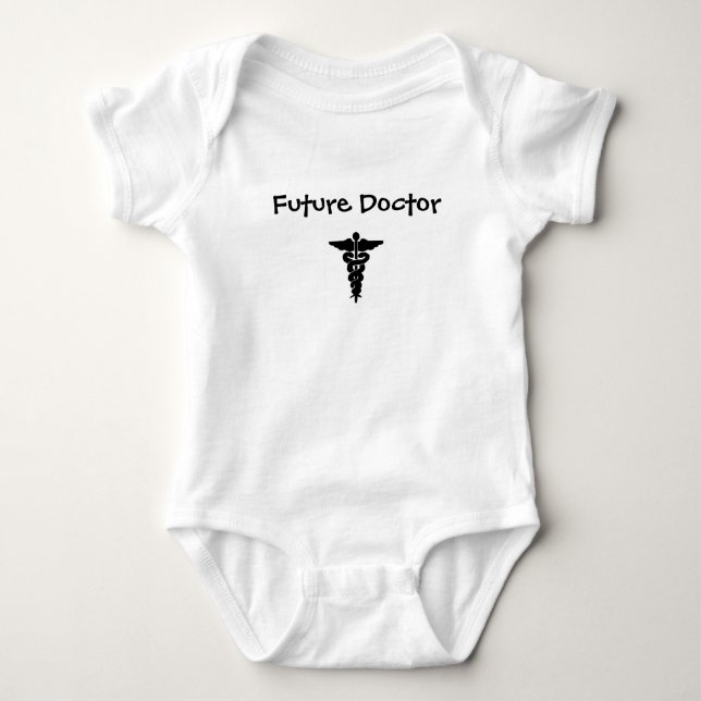 Bodysuit "zukünftigen Doktor-" Baby Strampler (Vorderseite)