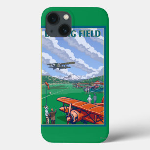 Boeing Field Vintage Travel Poster Case-Mate iPhone Hülle