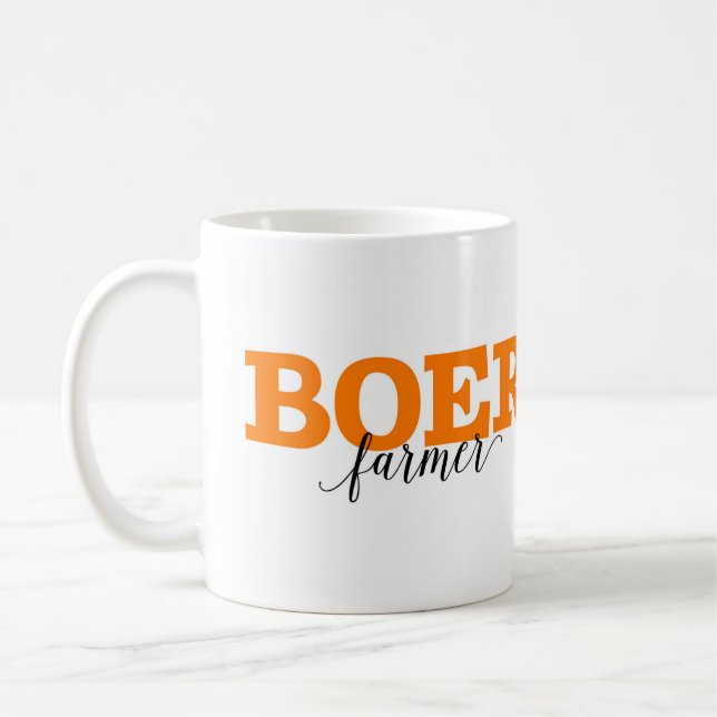 Boer-/Bauers-niederländisches Wort-Vokabular Tasse (Links)