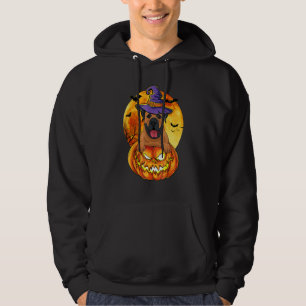 Boer Boel Hexenkürbis Halloween Hund Hoodie