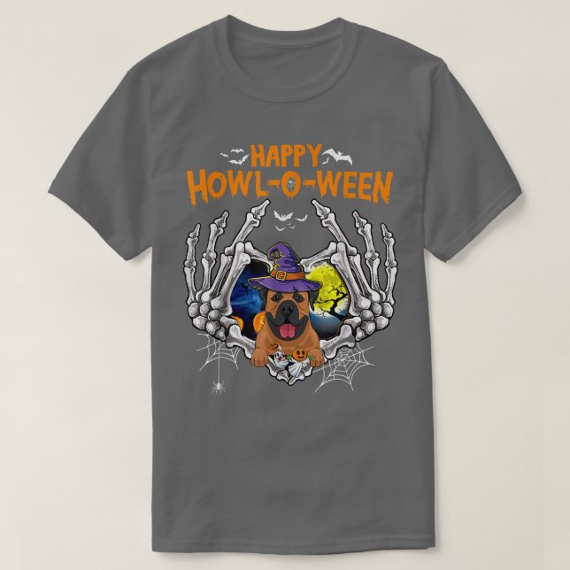 Boer Boel Skeleton Heart Happy HowlOWeen Costume  T-Shirt (Design vorne)