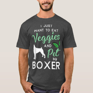 Boer Funny Vegan Dog Lover Eigentümer Xmas Geburts T-Shirt