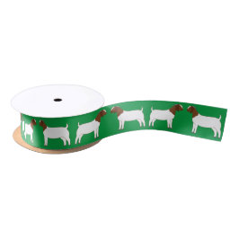 Boer Goat Farm Green Satinband
