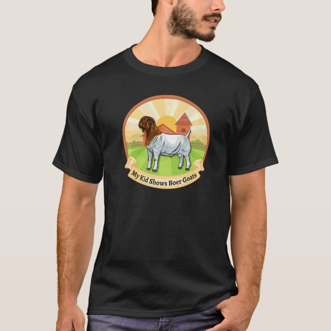 Boer Goat Farm Mein Kind zeigt Boer-Ziegen T-Shirt (Vorderseite)