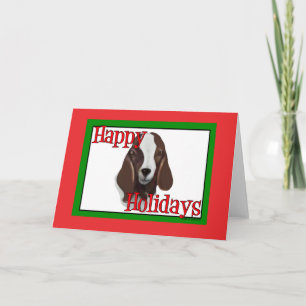 Boer Goat Holiday Christmas Feiertagskarte
