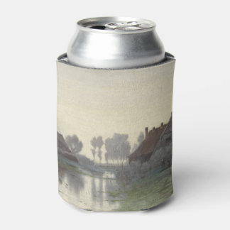 Boer Zuhause auf dem Wasser in Morgennebel Dosenkühler