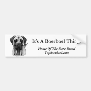 Boerboel Autoaufkleber