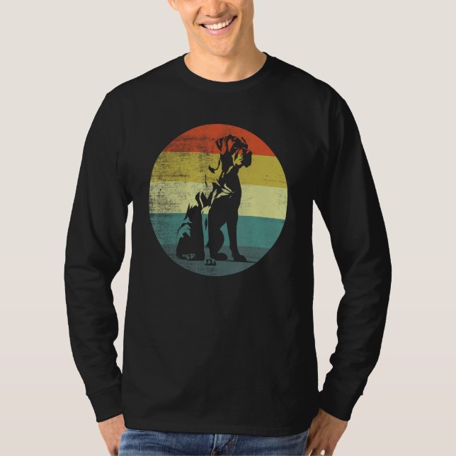 Boerboel Dog Retro Design T-Shirt (Vorderseite)