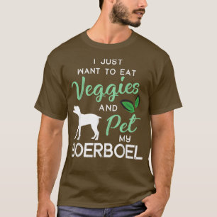 Boerboel Funny Vegan Dog Lover Besitzer Xmas Gebur T-Shirt