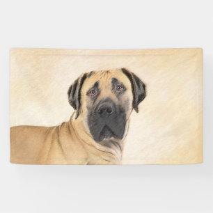 Boerboel-Malerei - Niedliche Original Hunde-Kunst Banner