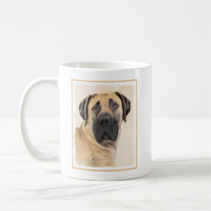 Boerboel-Malerei - Niedliche Original Hunde-Kunst Kaffeetasse