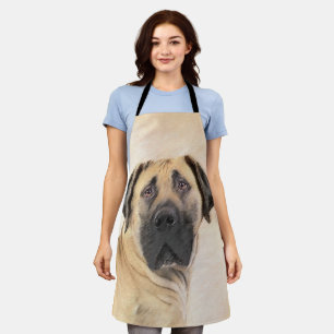 Boerboel-Malerei - Niedliche Original Hunde-Kunst Schürze