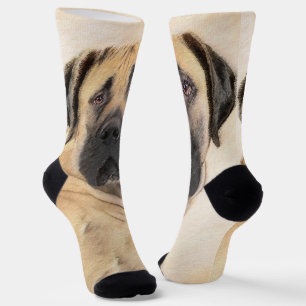 Boerboel-Malerei - Niedliche Original Hunde-Kunst Socken
