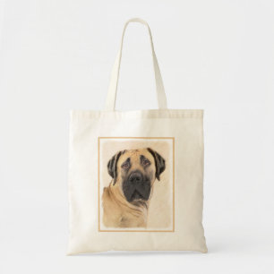 Boerboel-Malerei - Niedliche Original Hunde-Kunst Tragetasche