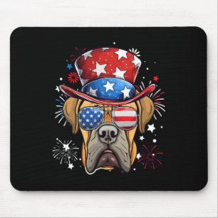 Boerboel Patriotisch Usa-Flagge 4. Juli Hunde Lieb Mousepad