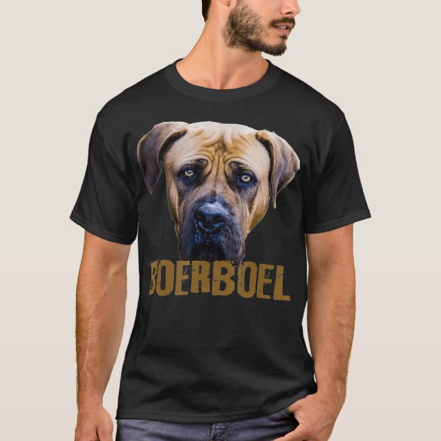 Boerboel South African Mastiff Retro T-Shirt (Vorderseite)