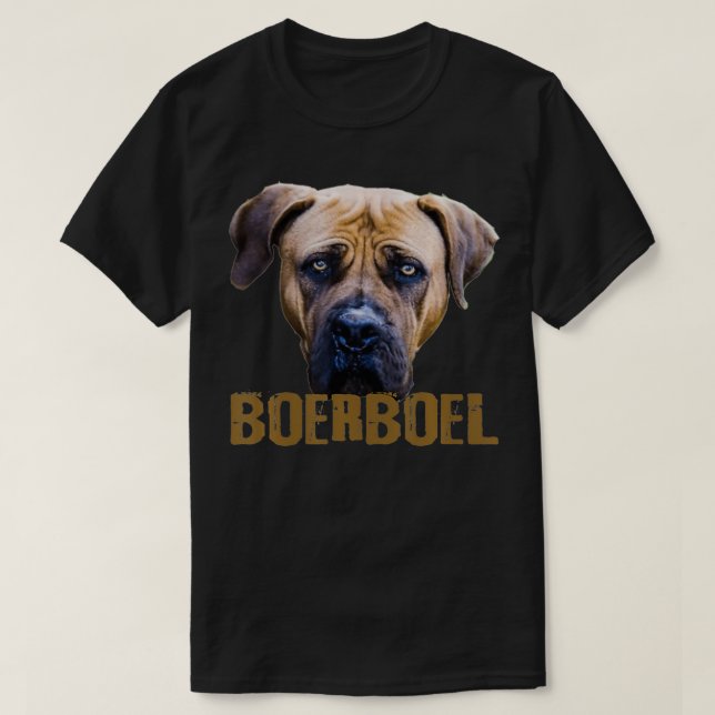 Boerboel South Afrika Mastiff Retro T-Shirt (Design vorne)
